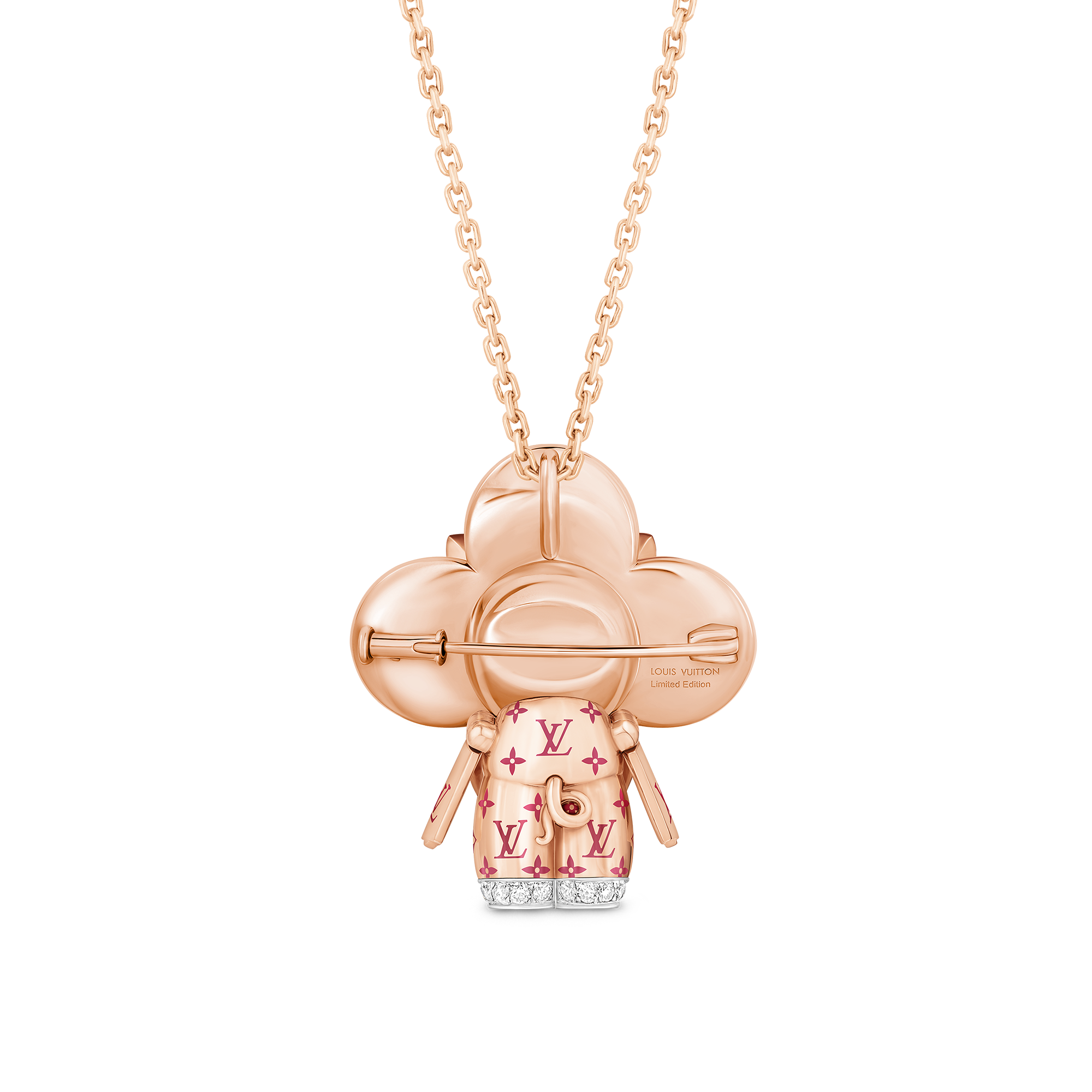 【SALE】 ペンダント・ヴィヴィエンヌ ルイヴィトン ペンダント ヴィヴィエンヌ オックス（18Kスリーゴールド